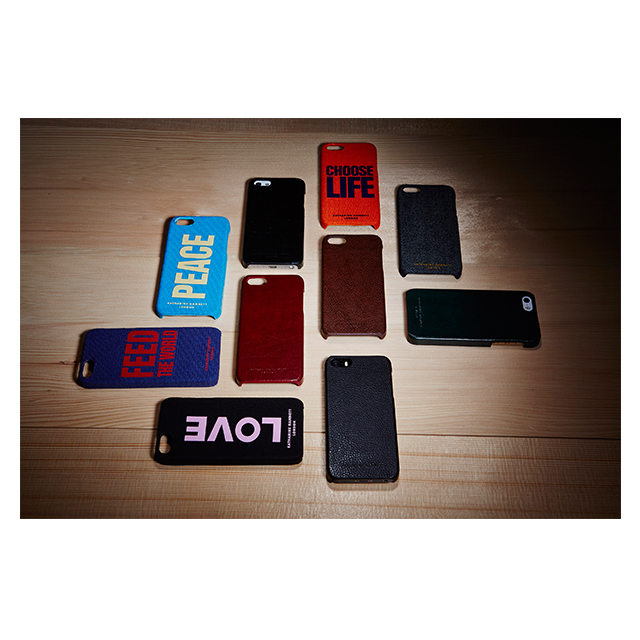 【iPhone5s/5 ケース】KATHARINE HAMNETT LONDON Leather Cover Set (Red)サブ画像