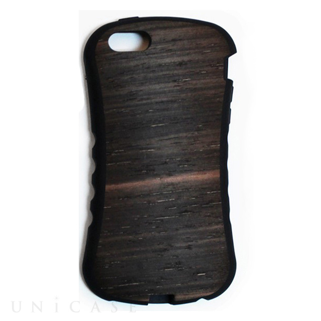 【iPhoneSE(第1世代)/5s/5 ケース】WOOD SKIN CASE Ebony