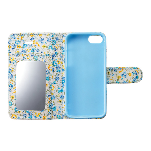 【iPhone5s/5c/5 ケース】花柄トランクカバー ブルーgoods_nameサブ画像