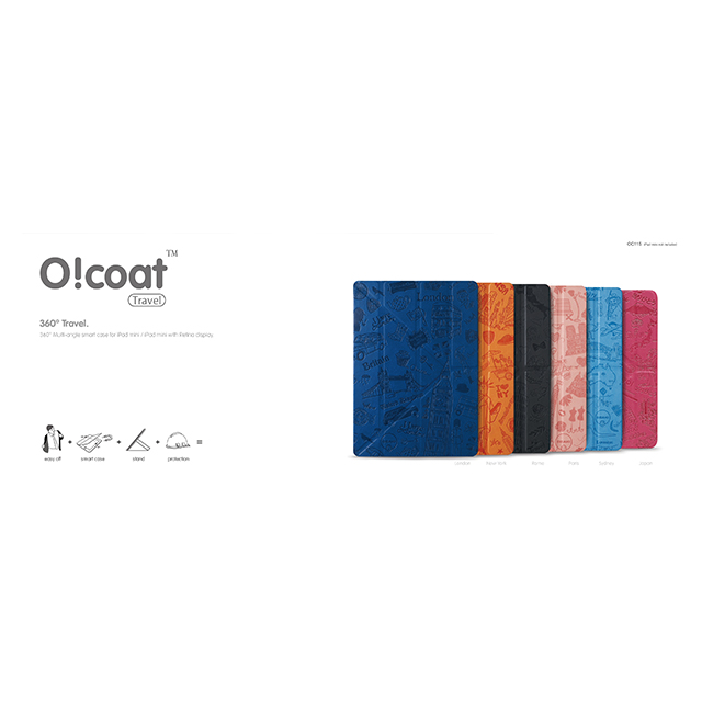 【iPad mini3/2/1 ケース】OZAKI O!coat Slim-Y Travel Londonサブ画像