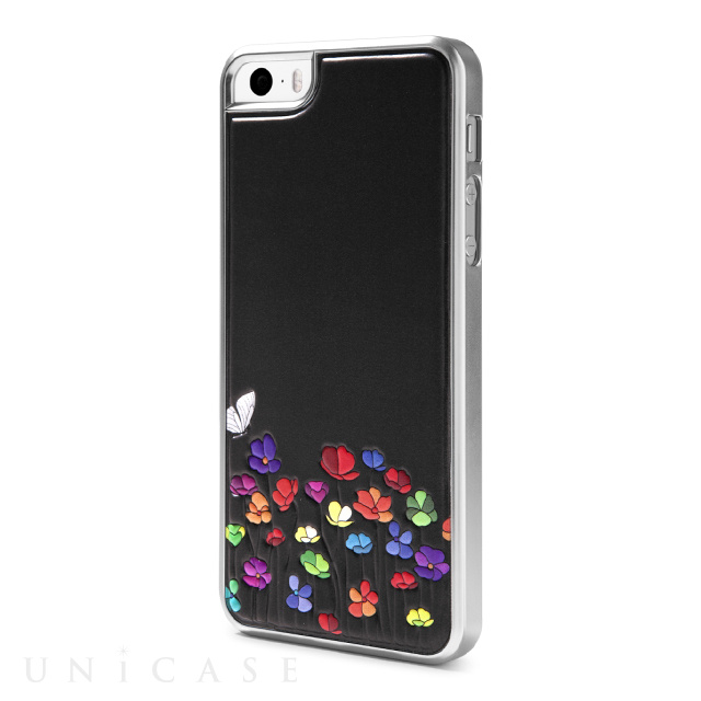 【iPhoneSE(第1世代)/5s/5 ケース】Cushi Case Original FLOWER