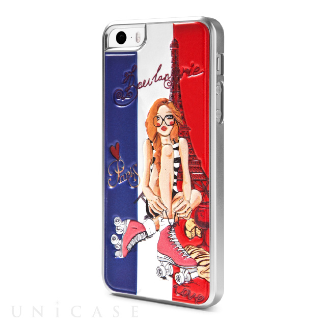 【iPhoneSE(第1世代)/5s/5 ケース】Cushi Case Flag FRANCE