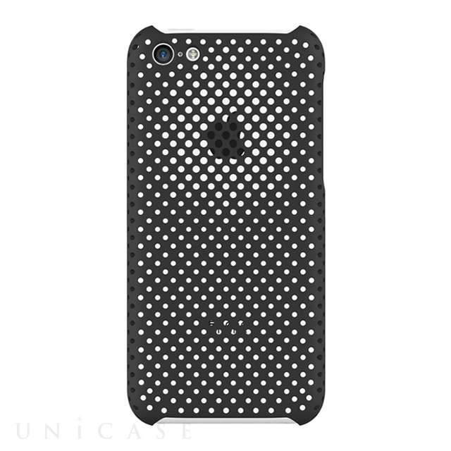 【iPhone5c ケース】MESH SHELL CASE MAT BLACK