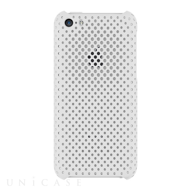 【iPhone5c ケース】MESH SHELL CASE MAT WHITE