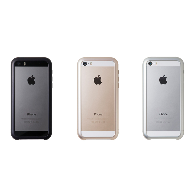 【iPhoneSE(第1世代)/5s/5 ケース】Duralumin Curvacious Bumper (White)サブ画像