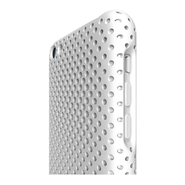 【iPhone5c ケース】MESH SHELL CASE MAT WHITEサブ画像