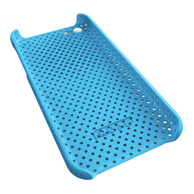 【iPhone5c ケース】MESH SHELL CASE MAT BLUEサブ画像