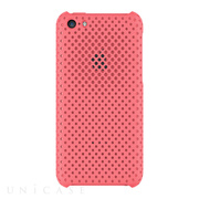 【iPhone5c ケース】MESH SHELL CASE MAT PINK