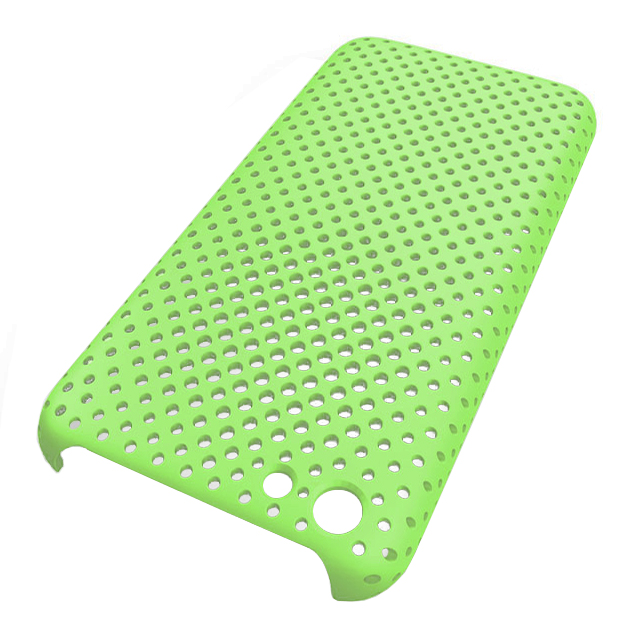 【iPhone5c ケース】MESH SHELL CASE MAT GREENサブ画像