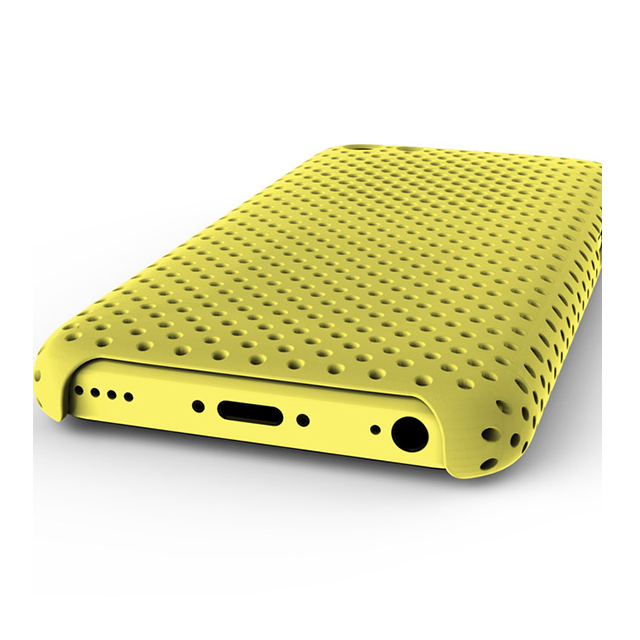 【iPhone5c ケース】MESH SHELL CASE MAT YELLOWgoods_nameサブ画像