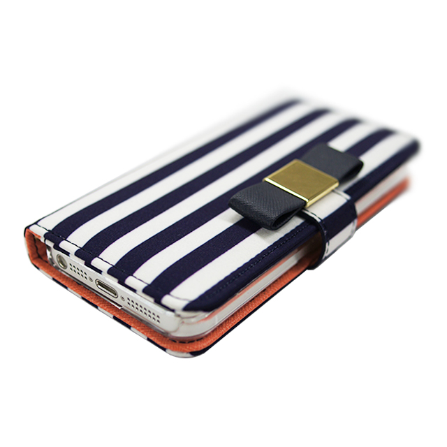 【iPhone5s/5 ケース】La Boutique ストライプ iPhoneケース for iPhone5s/5(NV)サブ画像