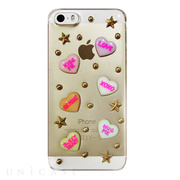 【iPhone5s/5 ケース】candy heart クリアス...