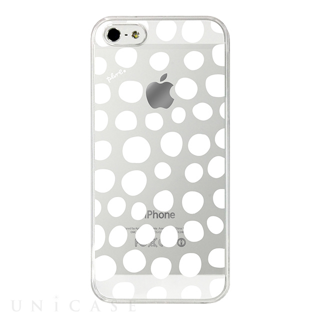 【iPhone5s/5 ケース】CollaBorn デザインケース dottoしろ クリア