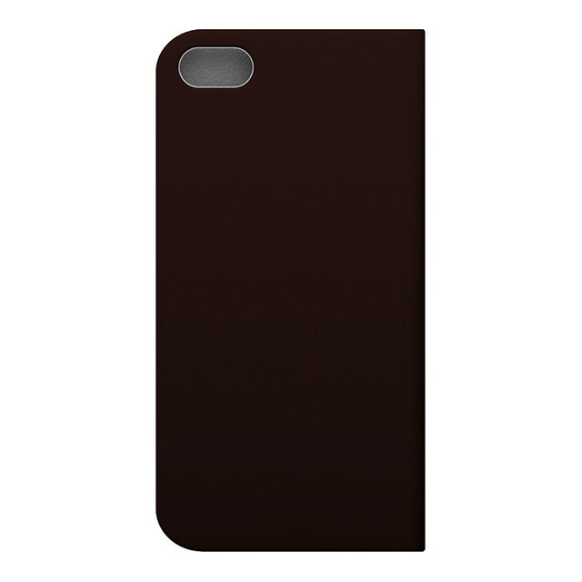 【iPhone5c ケース】D5 Calf Skin Leather Diary (ダークブラウン)サブ画像