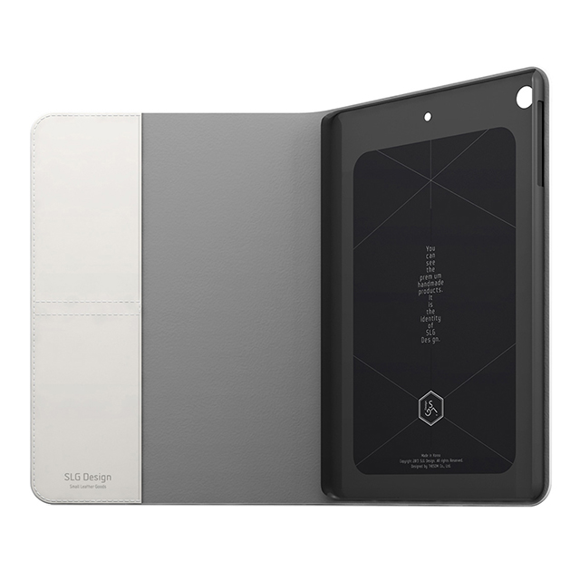 【iPad mini3/2/1 ケース】D5 Calf Skin Leather Diary (ホワイト)goods_nameサブ画像