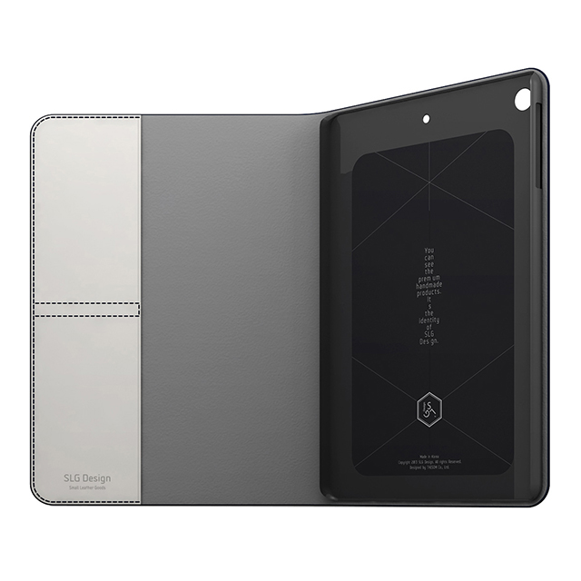 【iPad mini3/2/1 ケース】D5 Calf Skin Leather Diary (ネイビー)goods_nameサブ画像