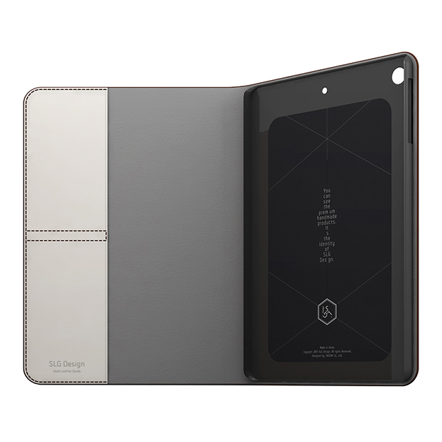 【iPad mini3/2/1 ケース】D5 Calf Skin Leather Diary (タンブラウン)サブ画像