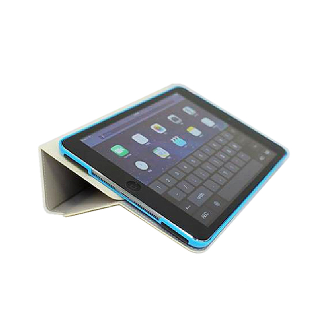 【iPad mini3/2/1 ケース】スタンド機能付き横開きケース Sider Baco, Blue/Blueサブ画像