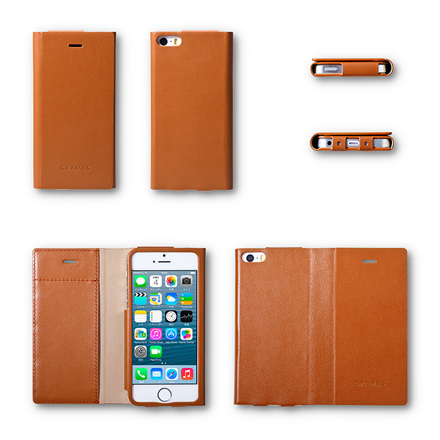 【iPhone5s/5 ケース】One Sheet Leather Case (ブラック)サブ画像