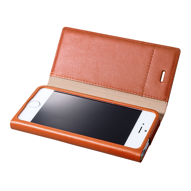 【iPhone5s/5 ケース】One Sheet Leather Case (タン)goods_nameサブ画像