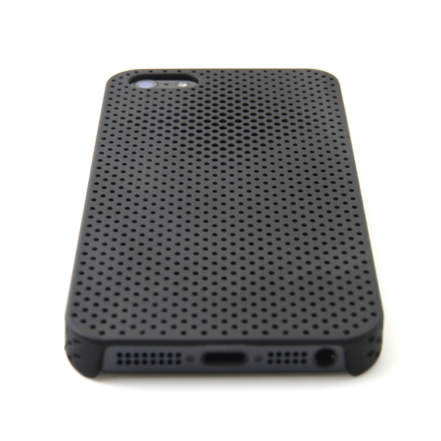 【iPhone5s/5 ケース】MESH SHELL CASE for iPhone 5s MAT BLACKサブ画像