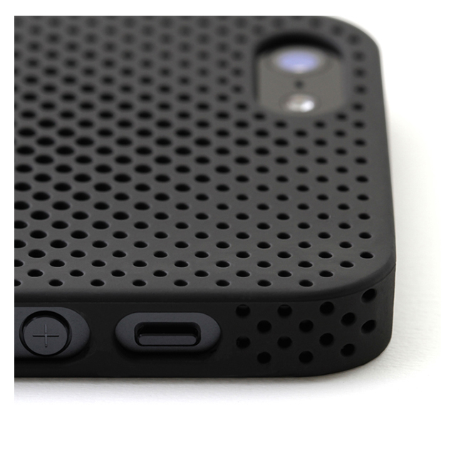 【iPhone5s/5 ケース】MESH SHELL CASE for iPhone 5s MAT BLACKサブ画像