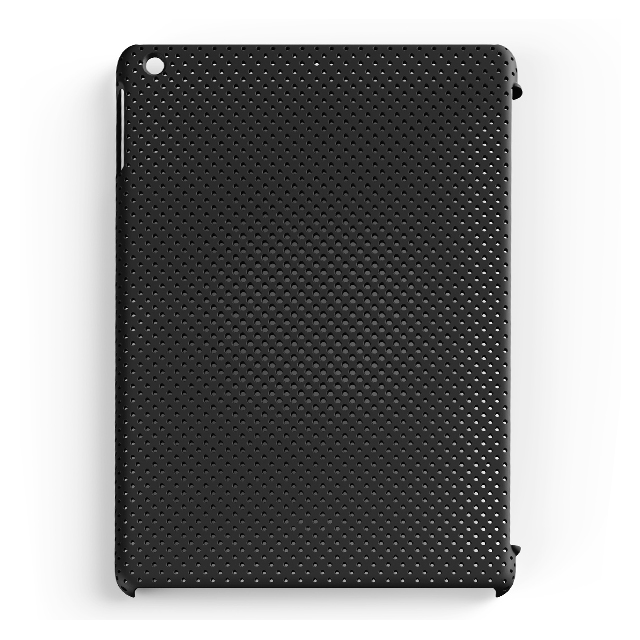 【iPad Air(第1世代) ケース】MESH SHELL CASE MAT BLACKサブ画像