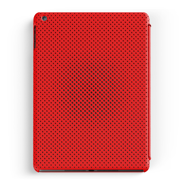 【iPad Air(第1世代) ケース】MESH SHELL CASE MAT REDサブ画像