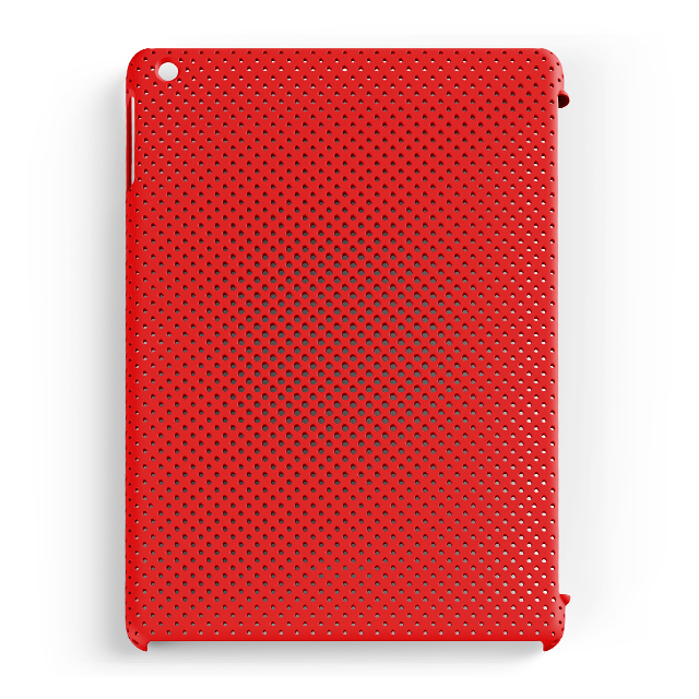 【iPad Air(第1世代) ケース】MESH SHELL CASE MAT REDサブ画像