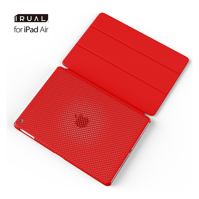 【iPad Air(第1世代) ケース】MESH SHELL CASE MAT REDgoods_nameサブ画像