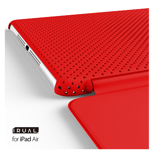 【iPad Air(第1世代) ケース】MESH SHELL CASE MAT REDgoods_nameサブ画像