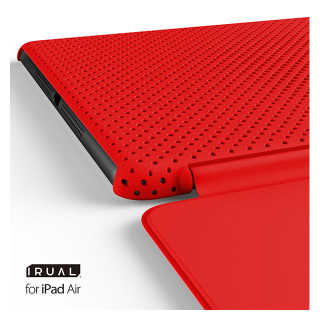 【iPad Air(第1世代) ケース】MESH SHELL CASE MAT REDgoods_nameサブ画像