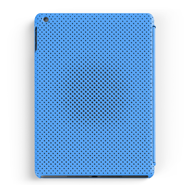 【iPad Air(第1世代) ケース】MESH SHELL CASE MAT BLUEgoods_nameサブ画像