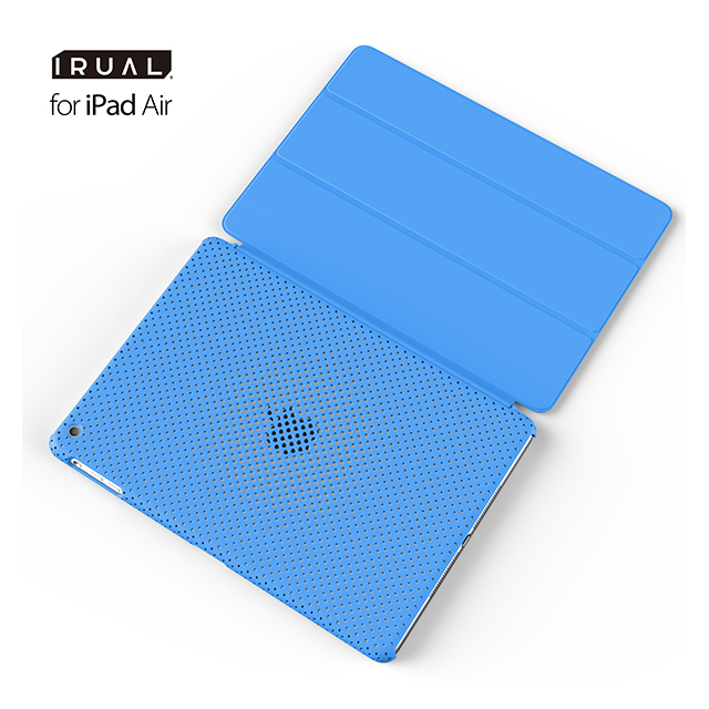 【iPad Air(第1世代) ケース】MESH SHELL CASE MAT BLUEgoods_nameサブ画像