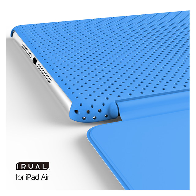 【iPad Air(第1世代) ケース】MESH SHELL CASE MAT BLUEgoods_nameサブ画像