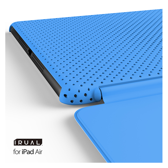 【iPad Air(第1世代) ケース】MESH SHELL CASE MAT BLUEgoods_nameサブ画像