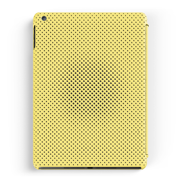 【iPad Air(第1世代) ケース】MESH SHELL CASE MAT YELLOWgoods_nameサブ画像