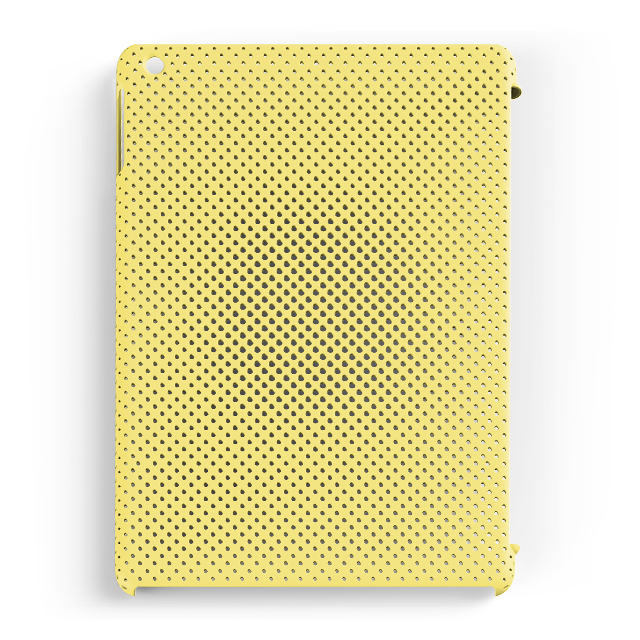 【iPad Air(第1世代) ケース】MESH SHELL CASE MAT YELLOWgoods_nameサブ画像