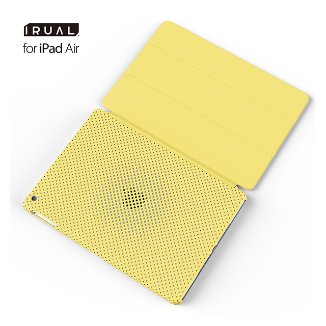 【iPad Air(第1世代) ケース】MESH SHELL CASE MAT YELLOWgoods_nameサブ画像