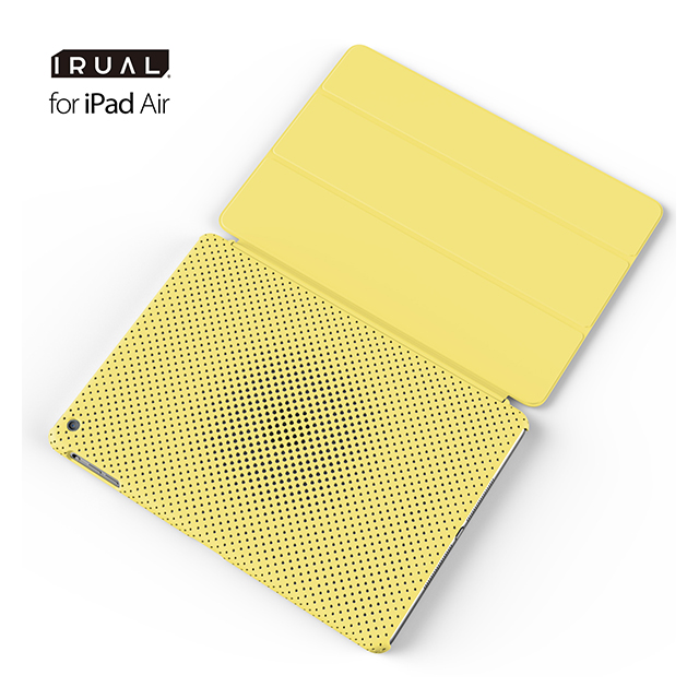 【iPad Air(第1世代) ケース】MESH SHELL CASE MAT YELLOWgoods_nameサブ画像