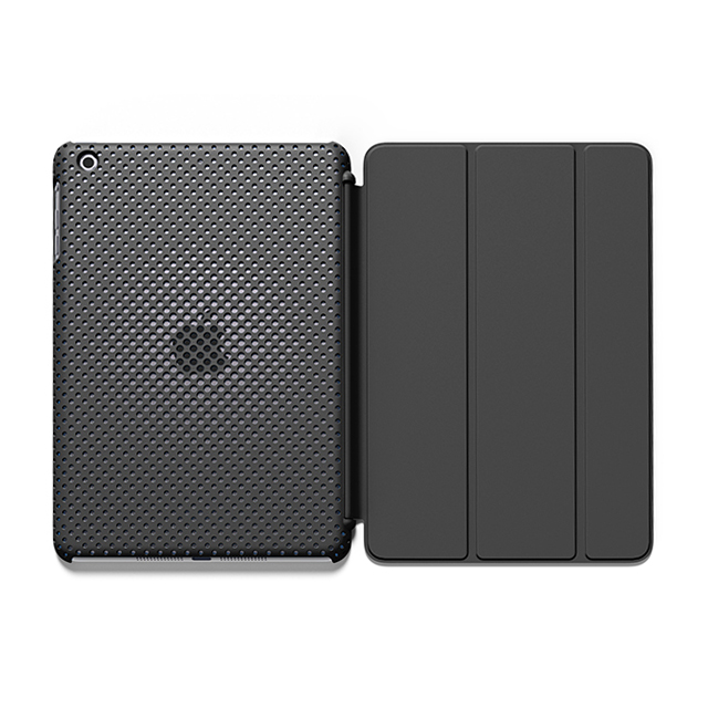 【iPad mini3/2 ケース】MESH SHELL CASE MAT BLACKサブ画像