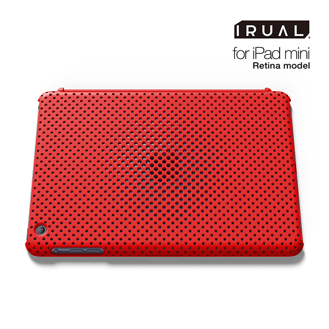 【iPad mini3/2 ケース】MESH SHELL CASE MAT REDサブ画像