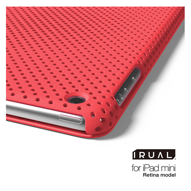 【iPad mini3/2 ケース】MESH SHELL CASE MAT PINKサブ画像