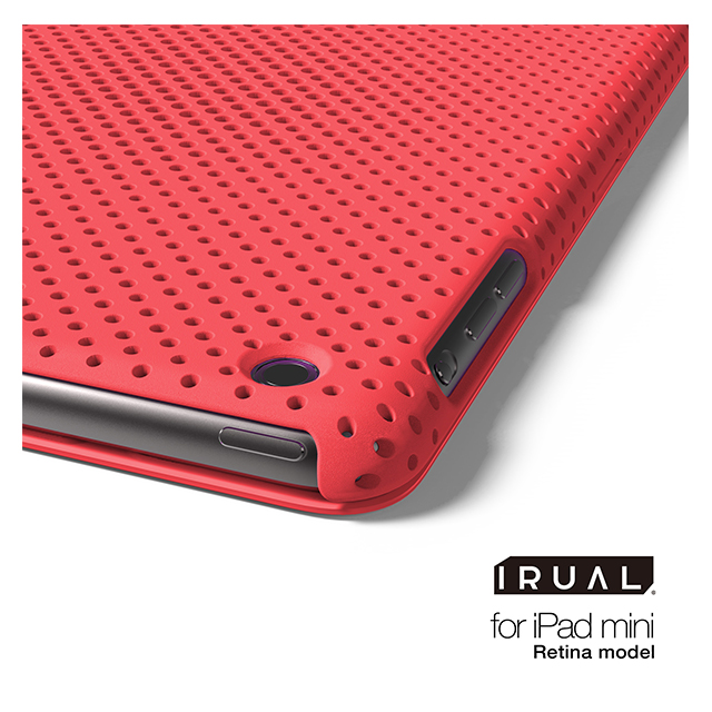 【iPad mini3/2 ケース】MESH SHELL CASE MAT PINKサブ画像