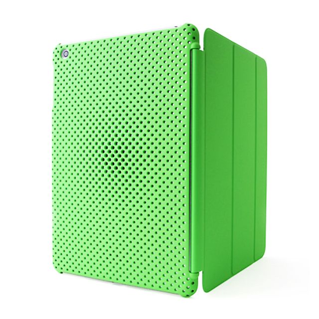 【iPad mini3/2 ケース】MESH SHELL CASE MAT GREENサブ画像