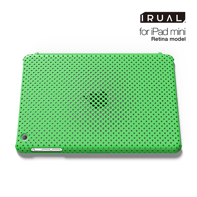 【iPad mini3/2 ケース】MESH SHELL CASE MAT GREENサブ画像