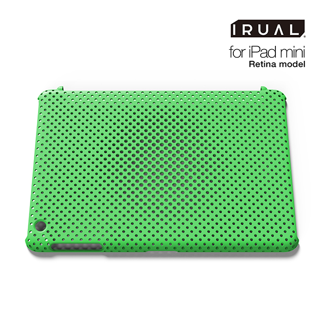 【iPad mini3/2 ケース】MESH SHELL CASE MAT GREENサブ画像