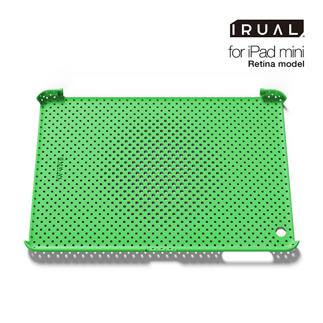 【iPad mini3/2 ケース】MESH SHELL CASE MAT GREENサブ画像