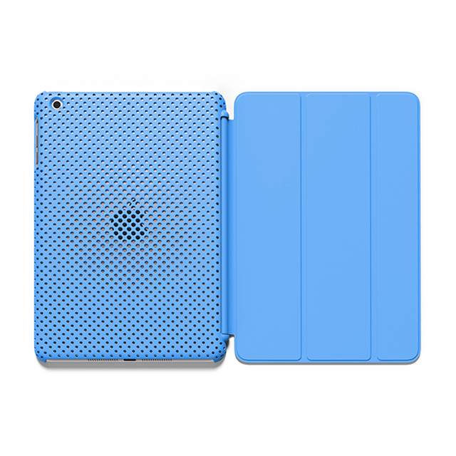 【iPad mini3/2 ケース】MESH SHELL CASE MAT BLUEサブ画像