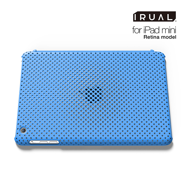 【iPad mini3/2 ケース】MESH SHELL CASE MAT BLUEサブ画像